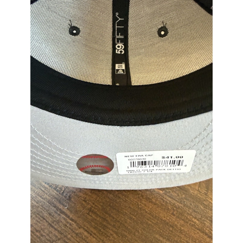 New Era Detroit Tigers 59fifty Sz 7 1/4 Fitted MLB Hat Cap Tan Khaki NWT - Picture 5 of 9